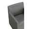 Manhattan Comfort Anna Square Faux Leather Dining Chair in Pewter - Set of 2 2-DC058AR-PE - alternate 7